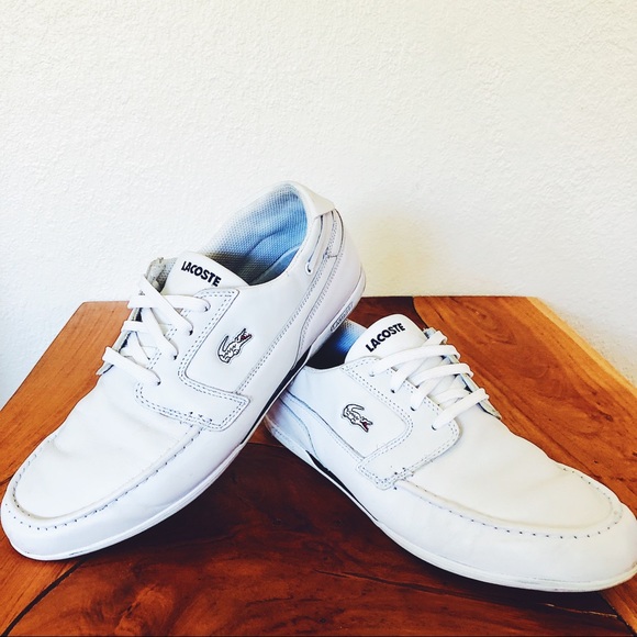 Lacoste Other - Lacoste Irving  Boat Shoes Sneakers Leather 10.5